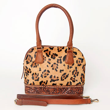 American Darling Tote Hand Tooled Hair on Genuine Leather Western Women Bag Handbag Purse | Travel Bags College Casual